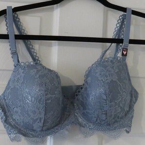 36D Blue VS Dream Angel demi lace bra